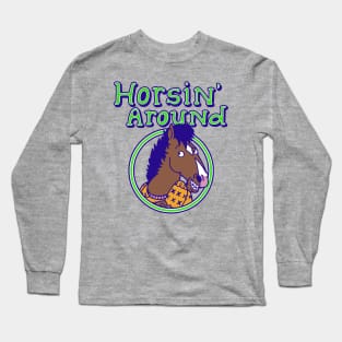 Famous Horse 90's Show Long Sleeve T-Shirt